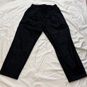 Elastic Waist Jean Trousers